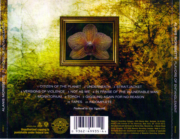 CD Alanis Morissetee - Flavor of Entanglement - Image 2