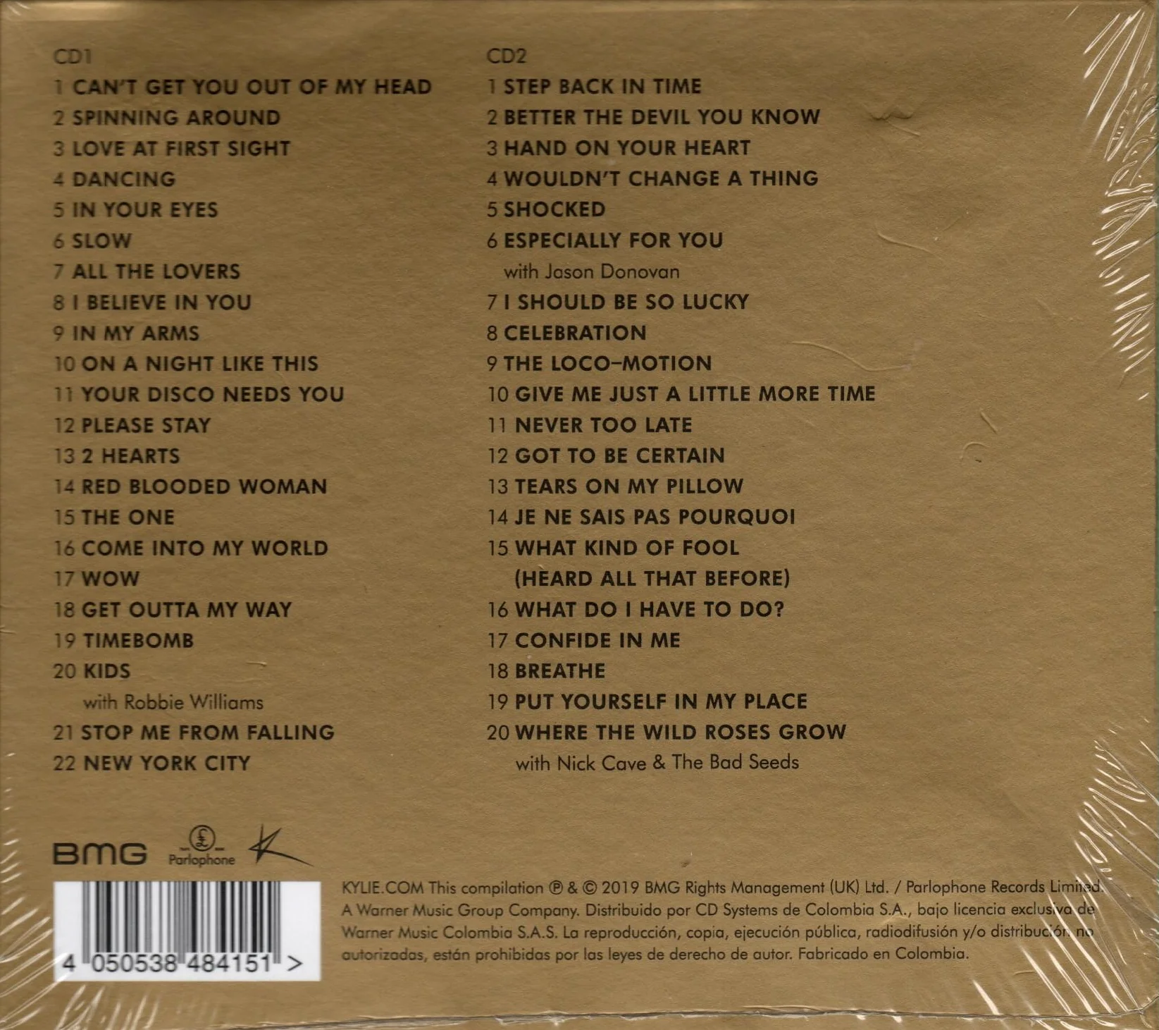 CD x 2 Kylie Minogue · Step Back in Time - Image 2