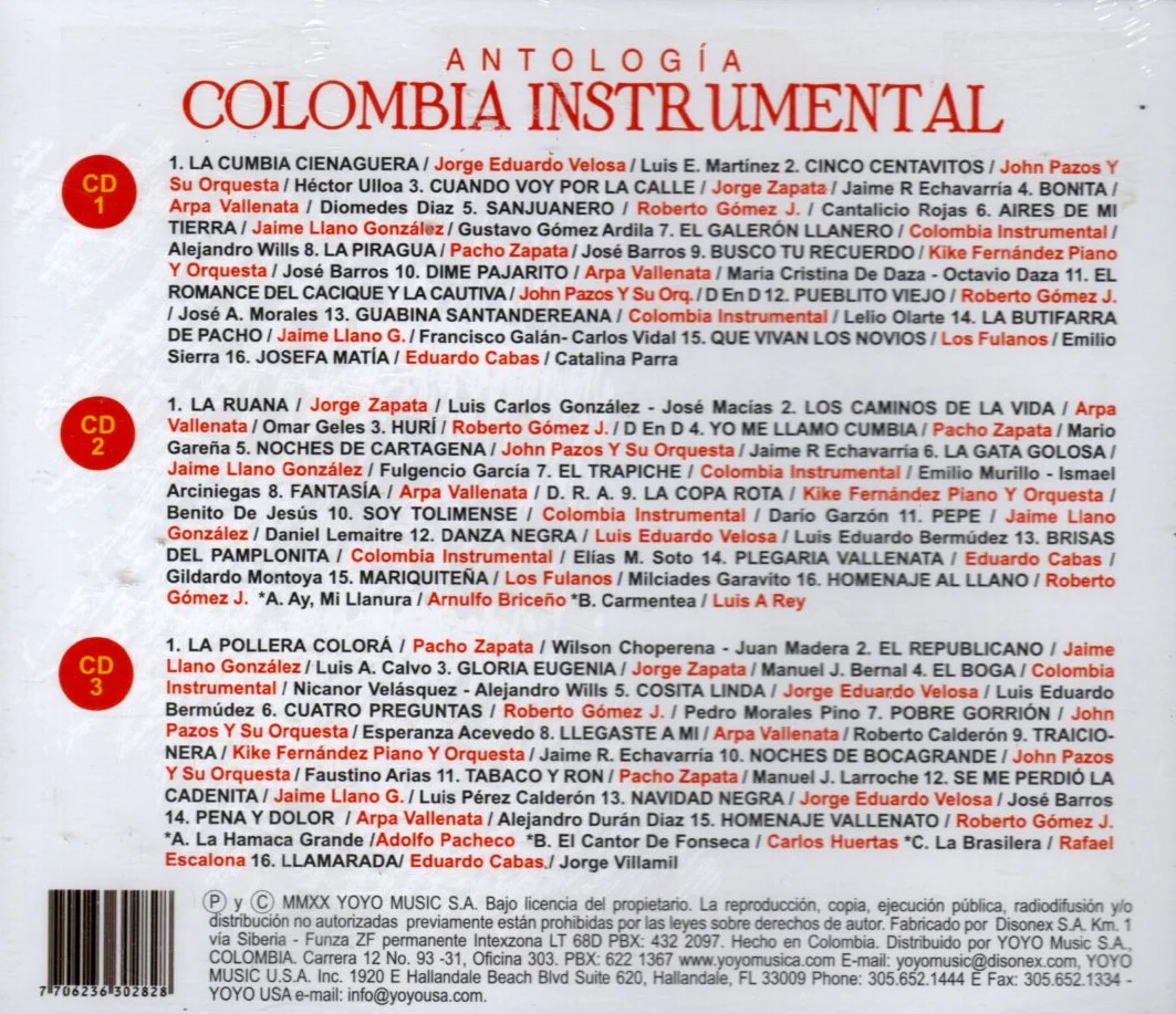 CDX3 Colombia Instrumental - World Music - Image 2
