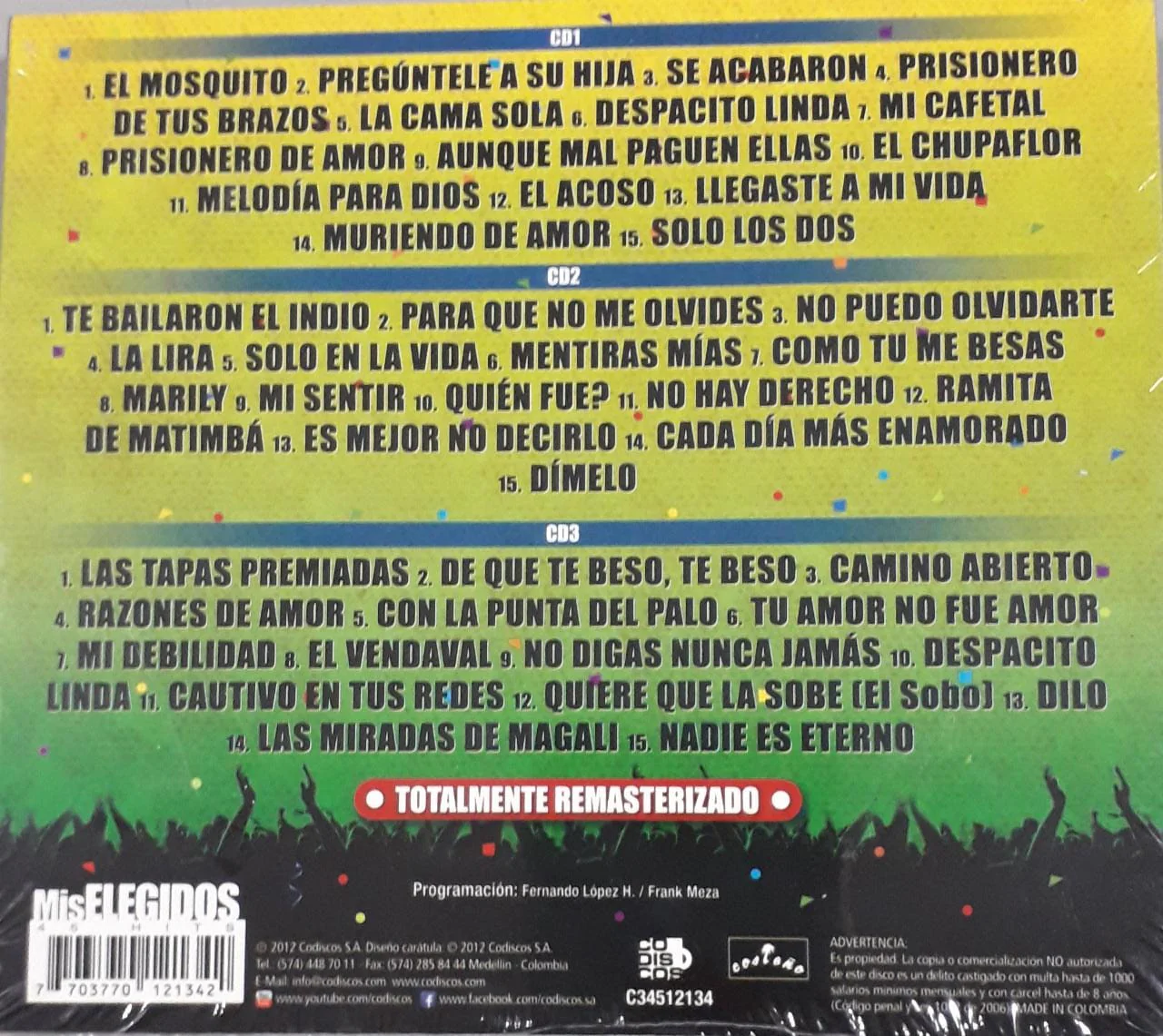 CDX3 Farid Ortiz - Mis Elegidos 45 Hits - Image 2