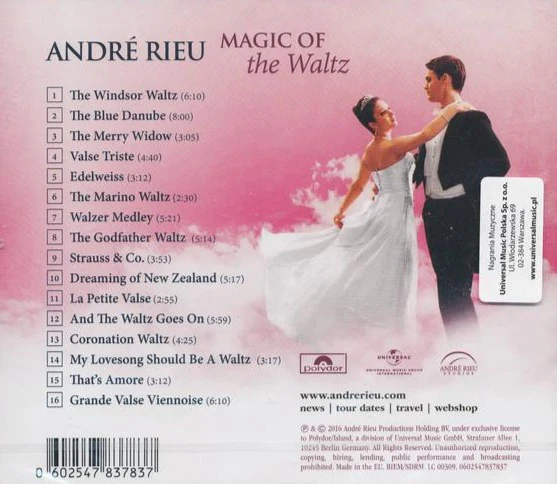 CD André Rieu ‎– Magic Of The Walz - Image 2