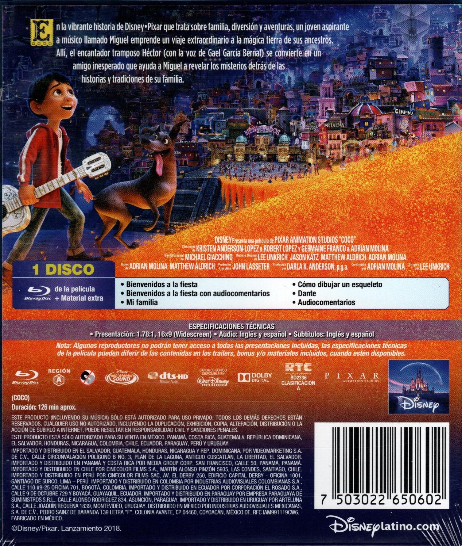 Blu-Ray Disney Pixar - Coco - Image 2