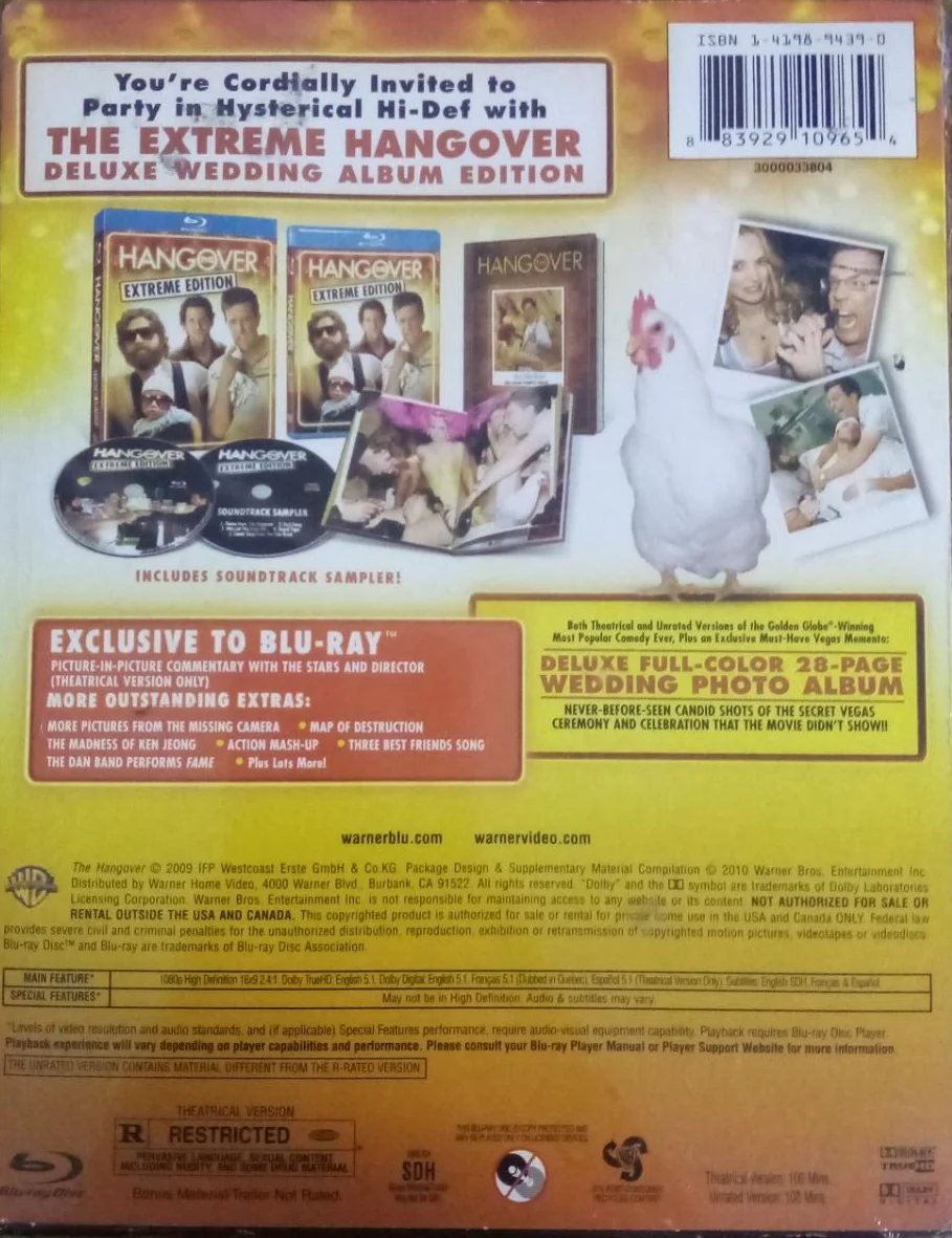 Blu-Ray ¿Qué pasó ayer? - Hangover The Extreme Edition - Image 2