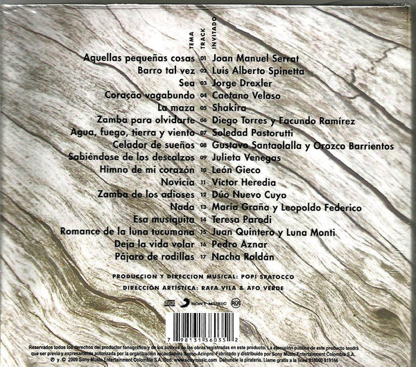CD Mercedes Sosa ‎– Cantora 1 - Image 2