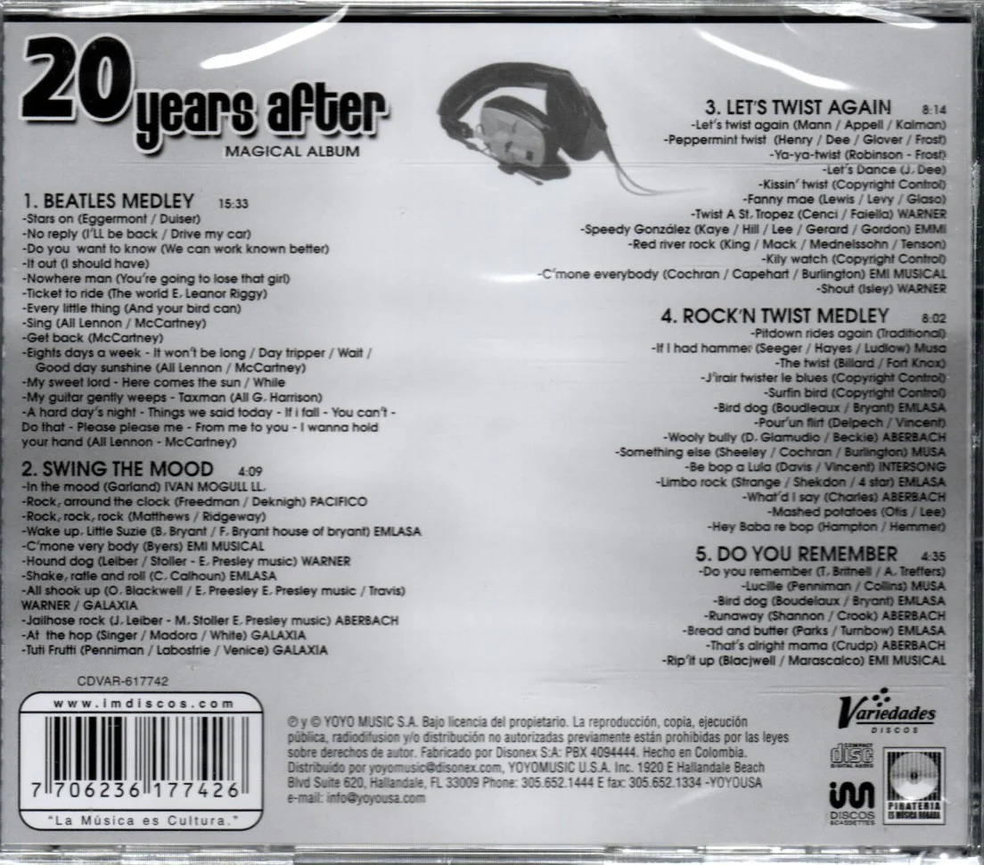 CD 20 Years After - Magical Álbum - Image 2