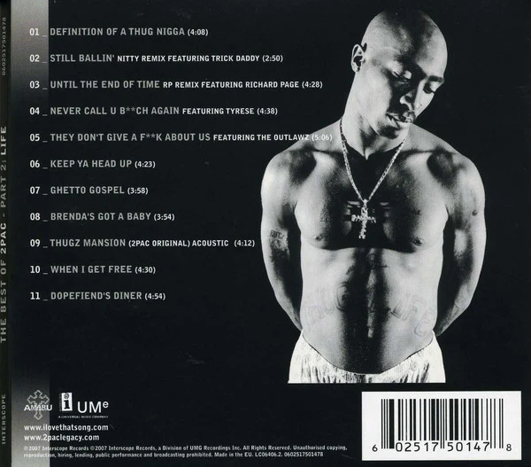 CD 2 Pac – The Best Of 2 Pac - Part 2: Life - Image 2