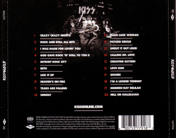 CD KISS – Kissworld (The Best Of KISS) - Image 2