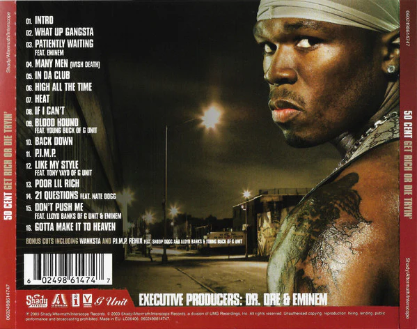 CD 50 Cent – Get Rich Or Die Tryin' - Image 2