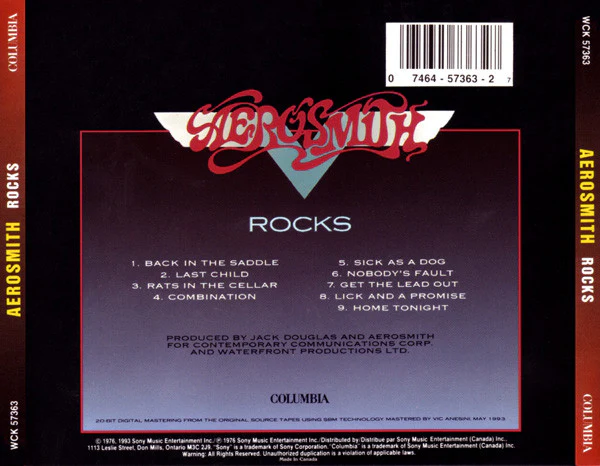 CD Aerosmith – Rocks - Image 2