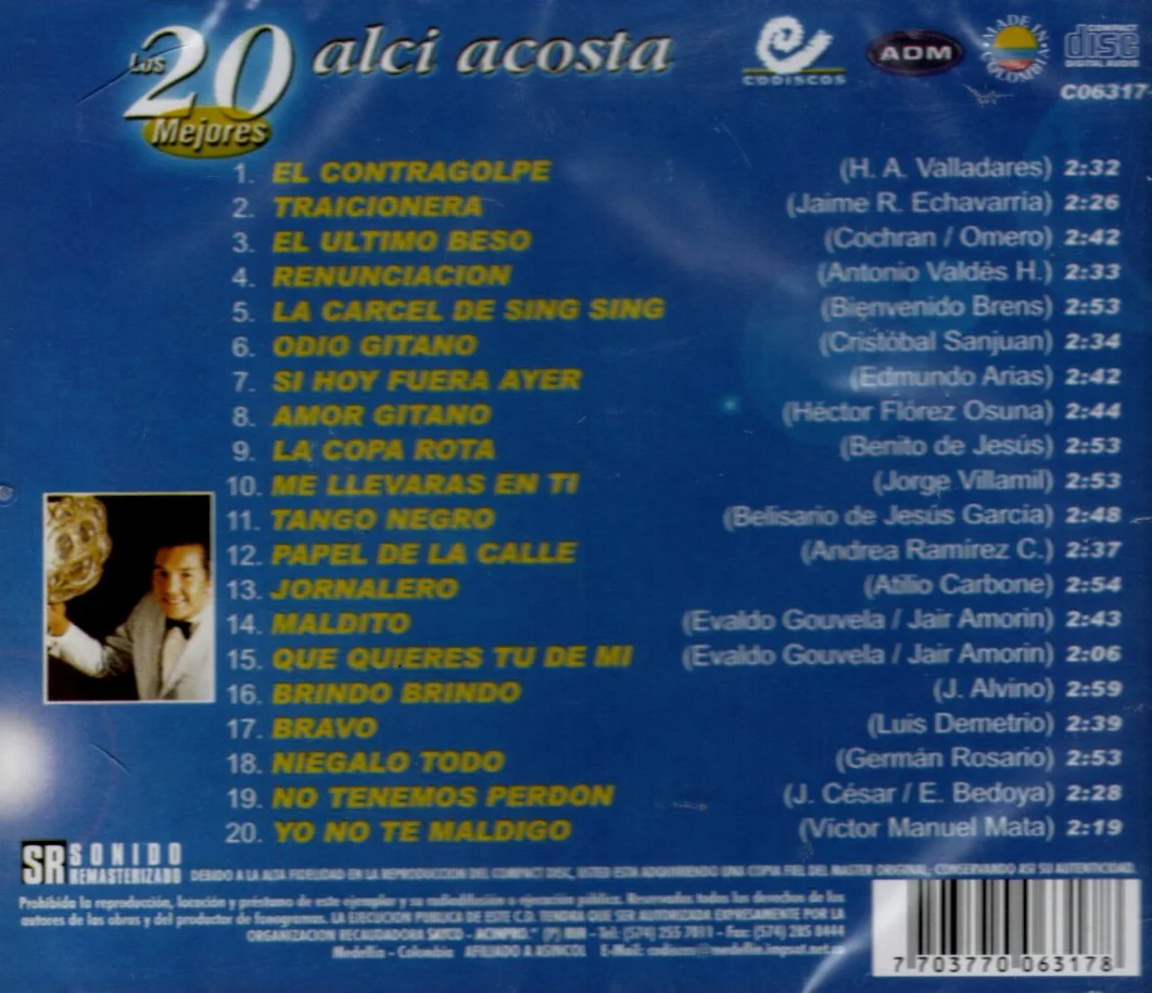 CD Alci Acosta - Los 20 Mejores - Image 2