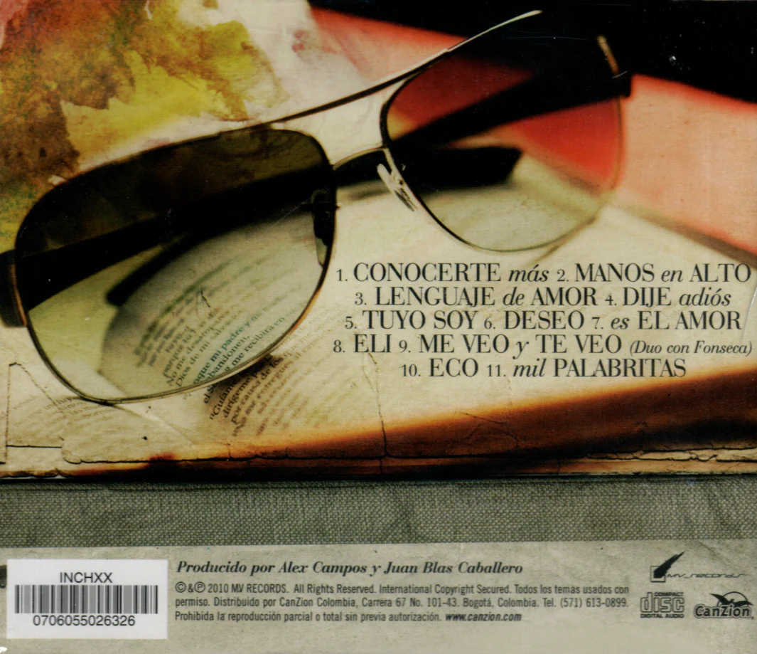 CD Alex Campos - Lenguaje De Amor - Image 2