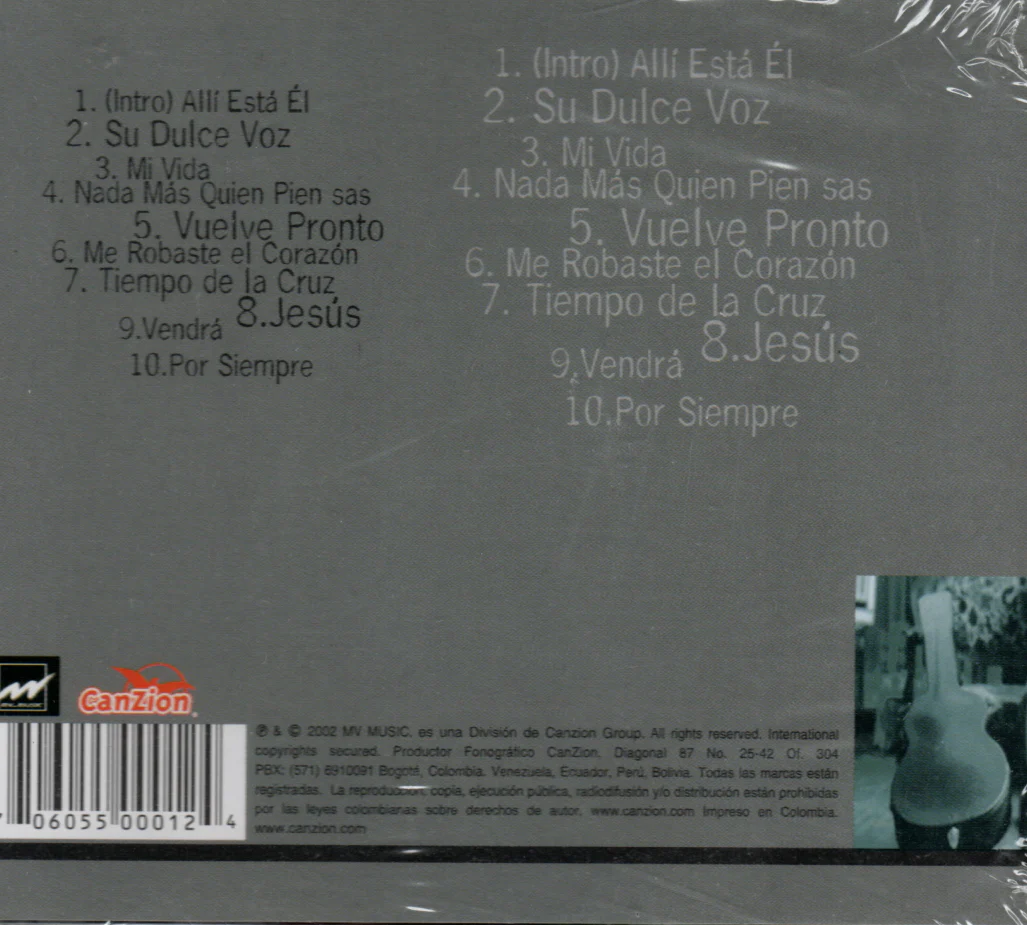 CD Alex Campos - Tiempos De La Cruz. En vivo - Image 2
