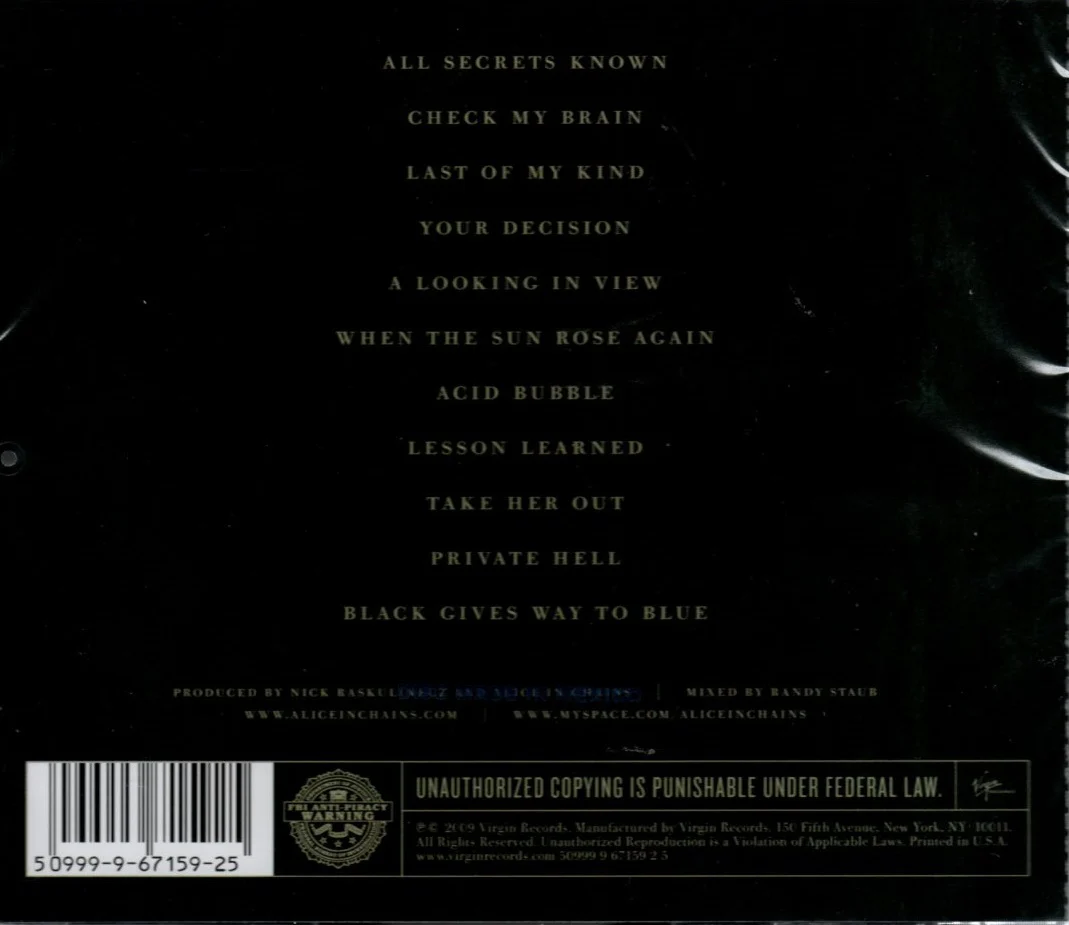 CD Alice In Chains ‎– Black Gives Way To Blue - Image 2
