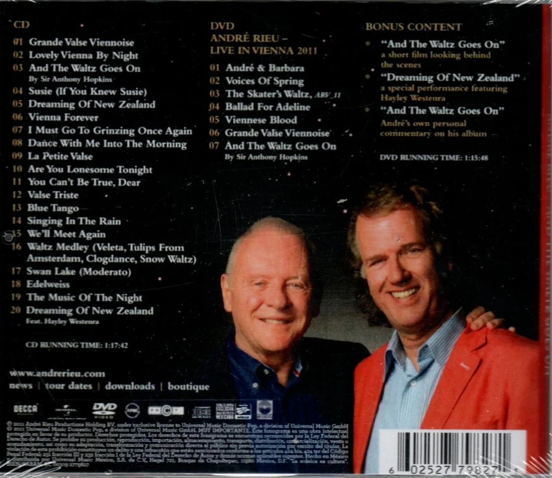 CD André Rieu and his Johann Strauss Orchestra ‎– And The Waltz Goes On - Image 2