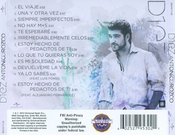 CD Antonio Orozco – D1ez - Image 2