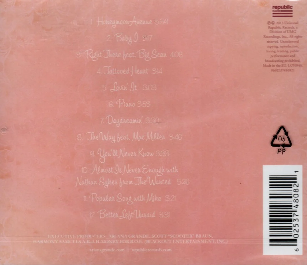 CD Ariana Grande – Yours Truly - Image 2