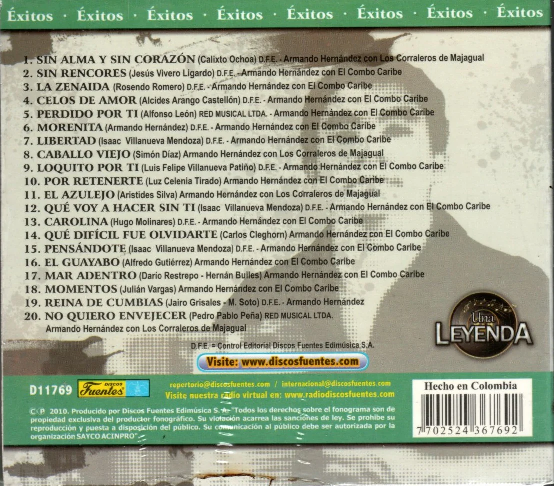 CD Armando Hernández - Una Leyenda - Image 2