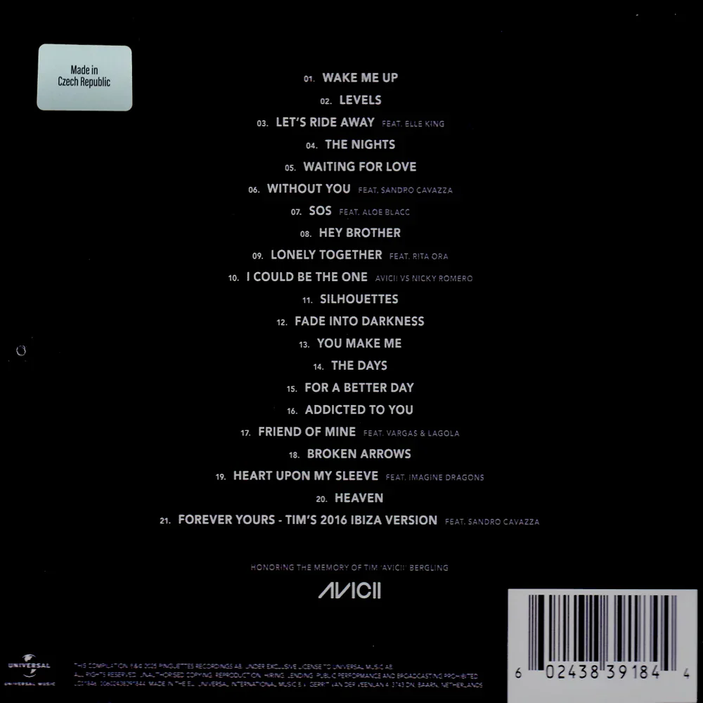 CD Avicii – Avicii Forever - Image 2
