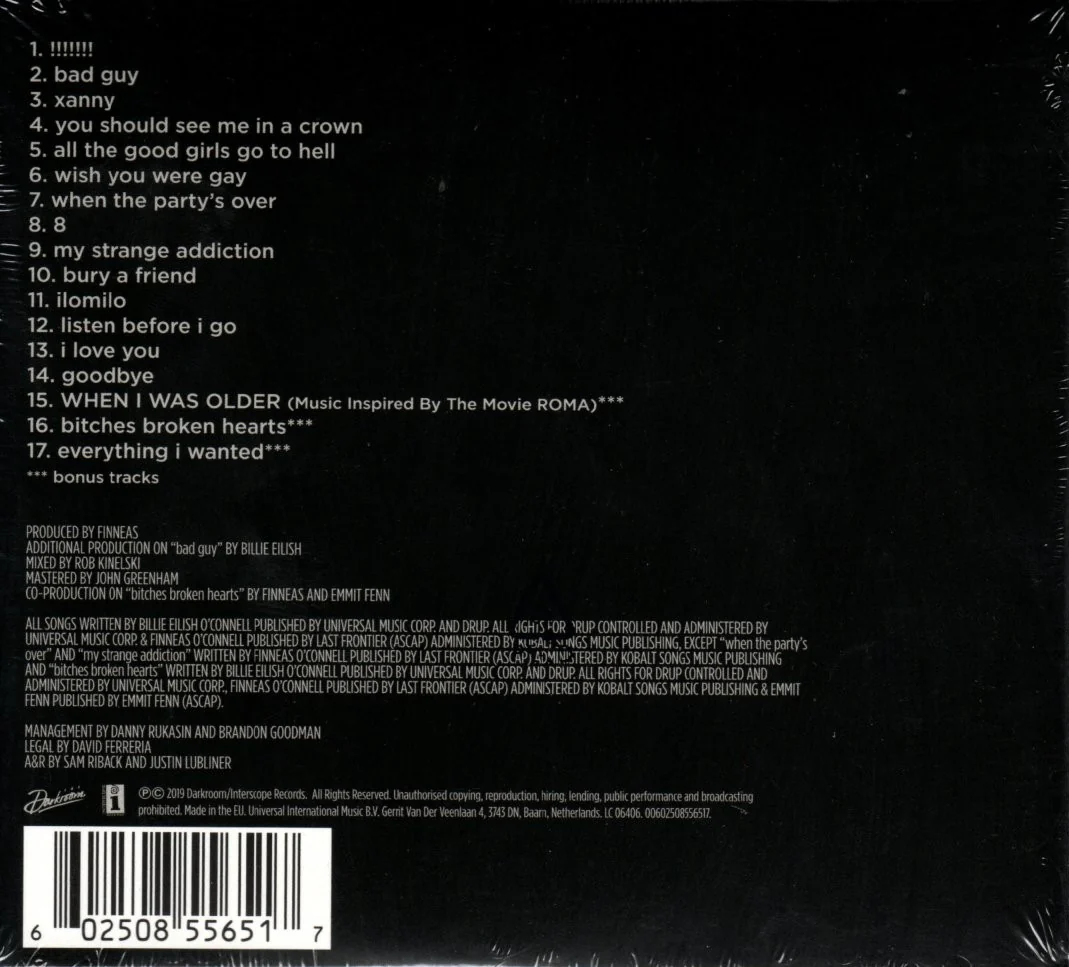 CD Billie Eilish – When We All Fall Asleep, Where Do We Go? - Image 2