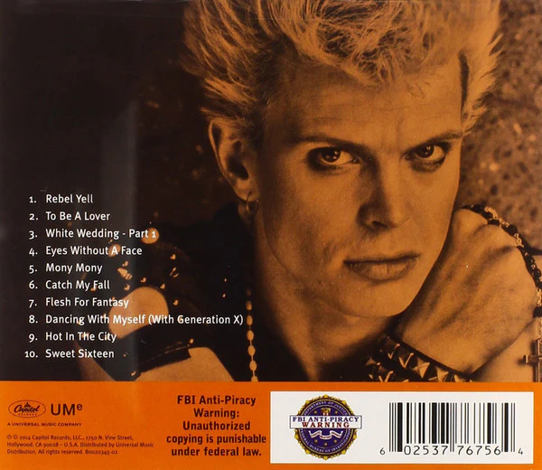 CD Billy Idol – 10 Great Songs - Image 2