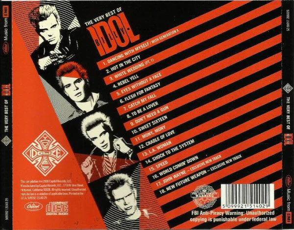 CD Billy Idol – Idolize Yourself (The Very Best Of Billy Idol) - Image 2