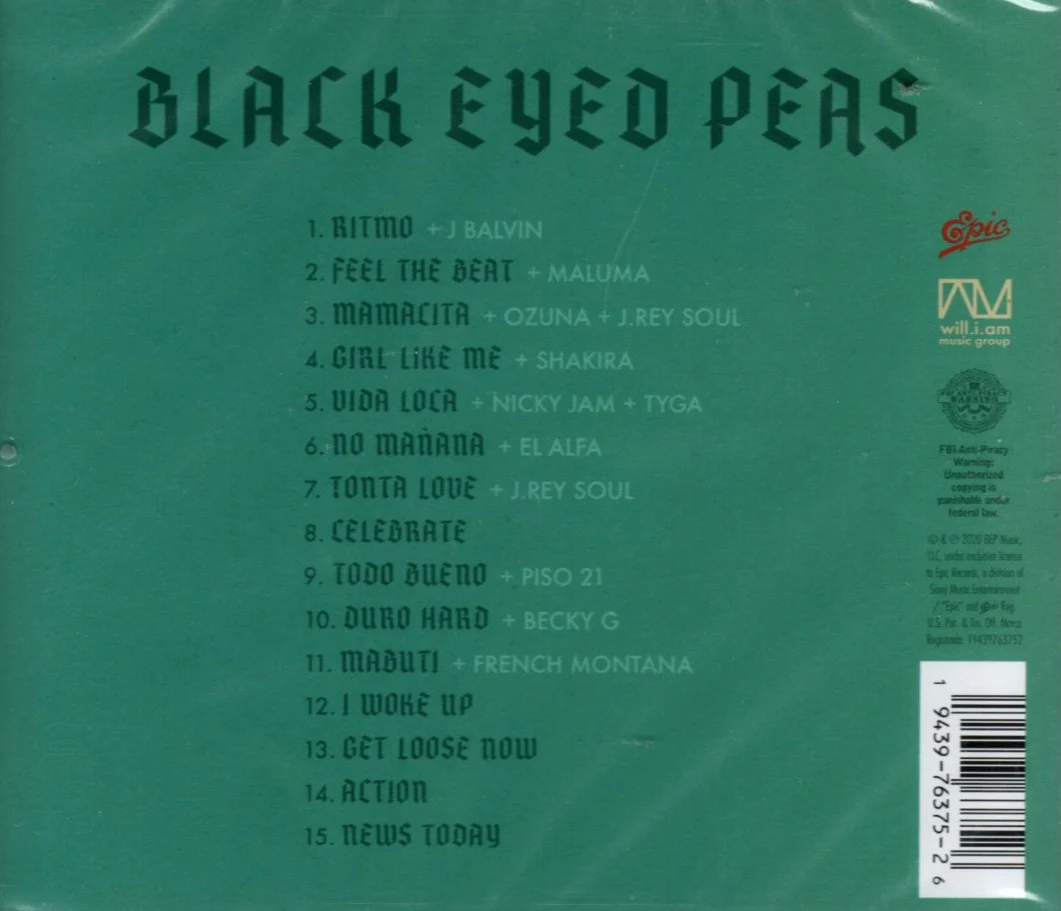 CD Black Eyed Peas – Translation - Image 2