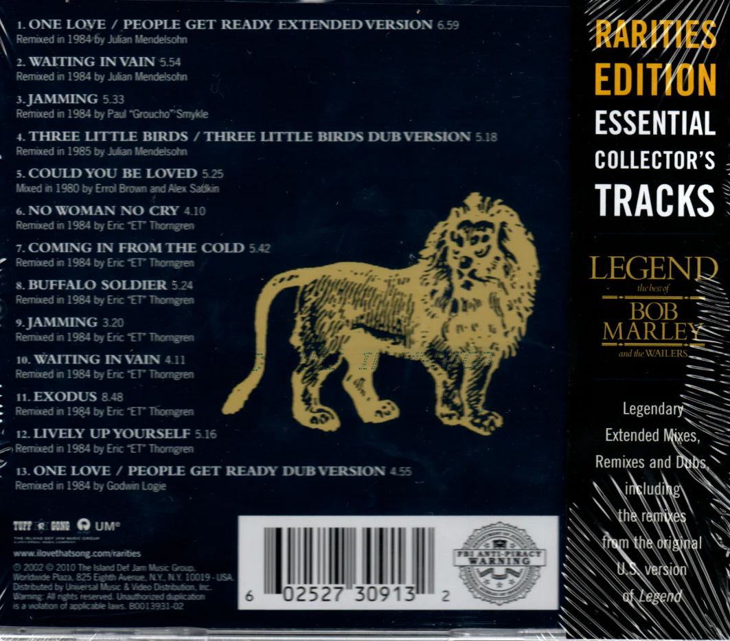 CD Bob Marley And The Wailers – Legend (Rarities Edition) - Image 2