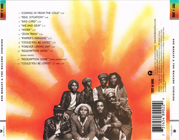 CD Bob Marley & The Wailers – Uprising - Image 2