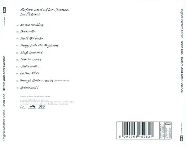 CD Brian Eno – Before And After Science - Image 2