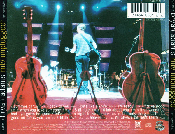 CD Bryan Adams ‎– Unplugged - Image 2