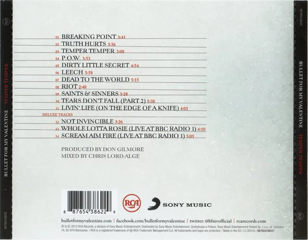 CD Bullet For My Valentine - Temper Temper - Image 2