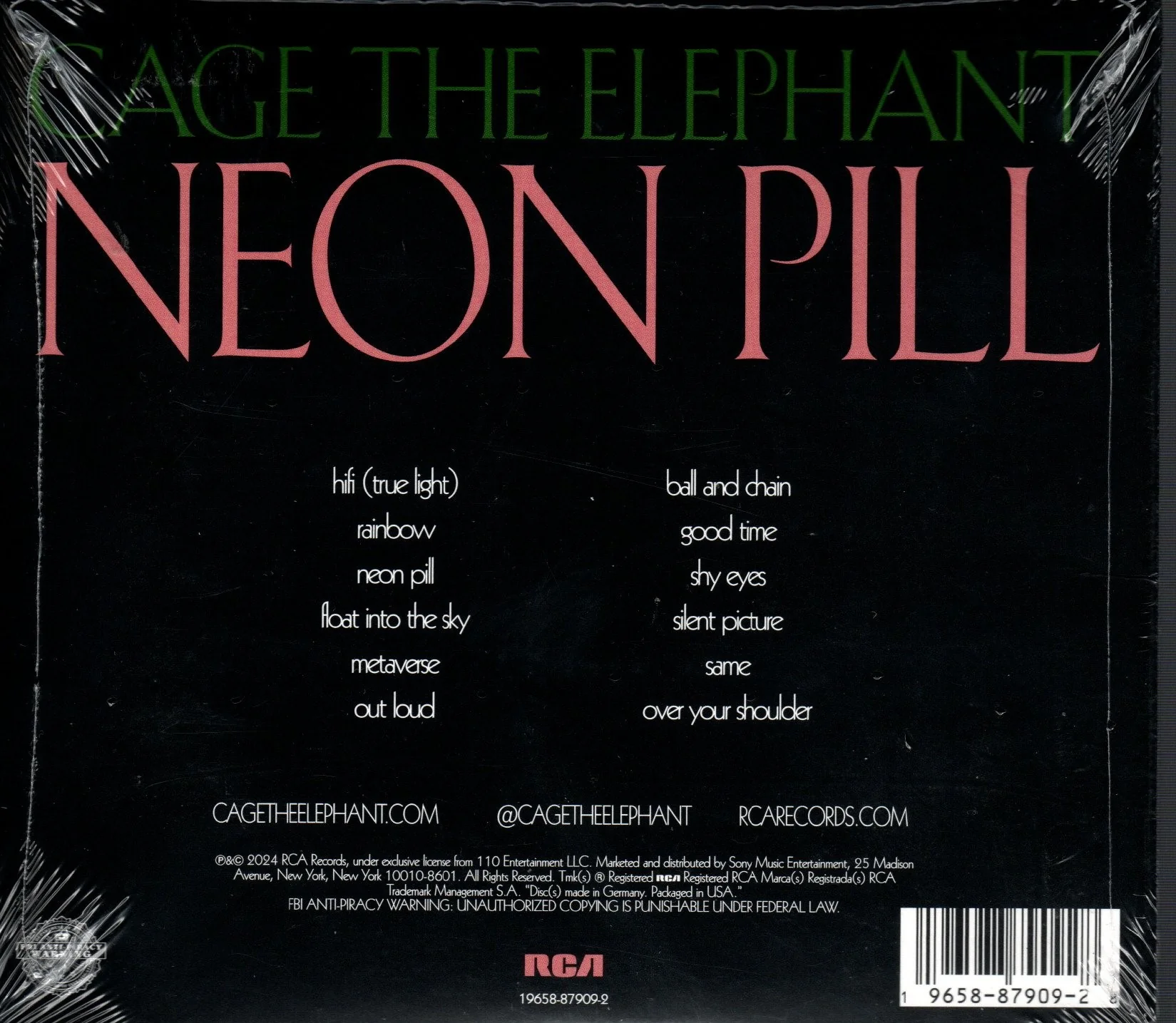 CD Cage The Elephant – Neon Pill - Image 2