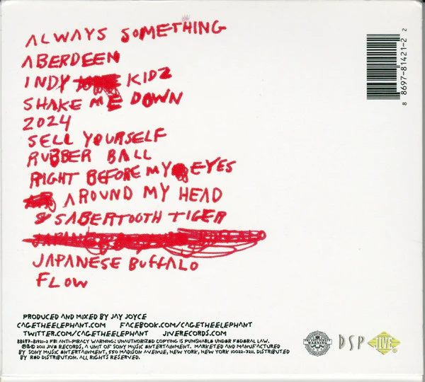 CD Cage The Elephant – Thank You Happy Birthday - Image 2