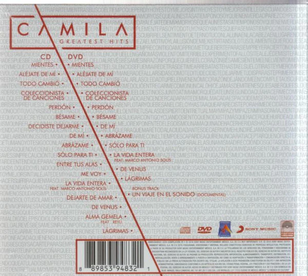 CD Camila – Greatest Hits - Image 2