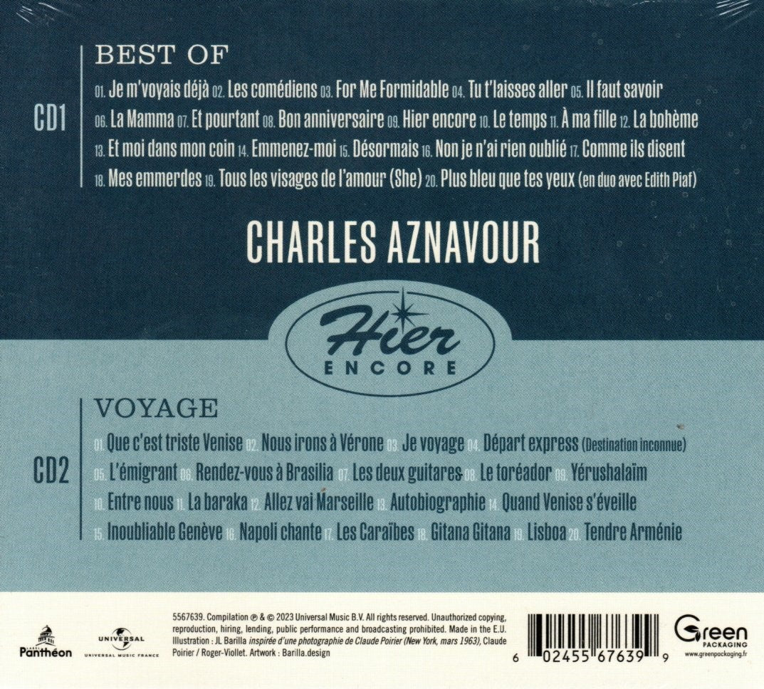 CDX2 Charles Aznavour - Voyage - Image 2