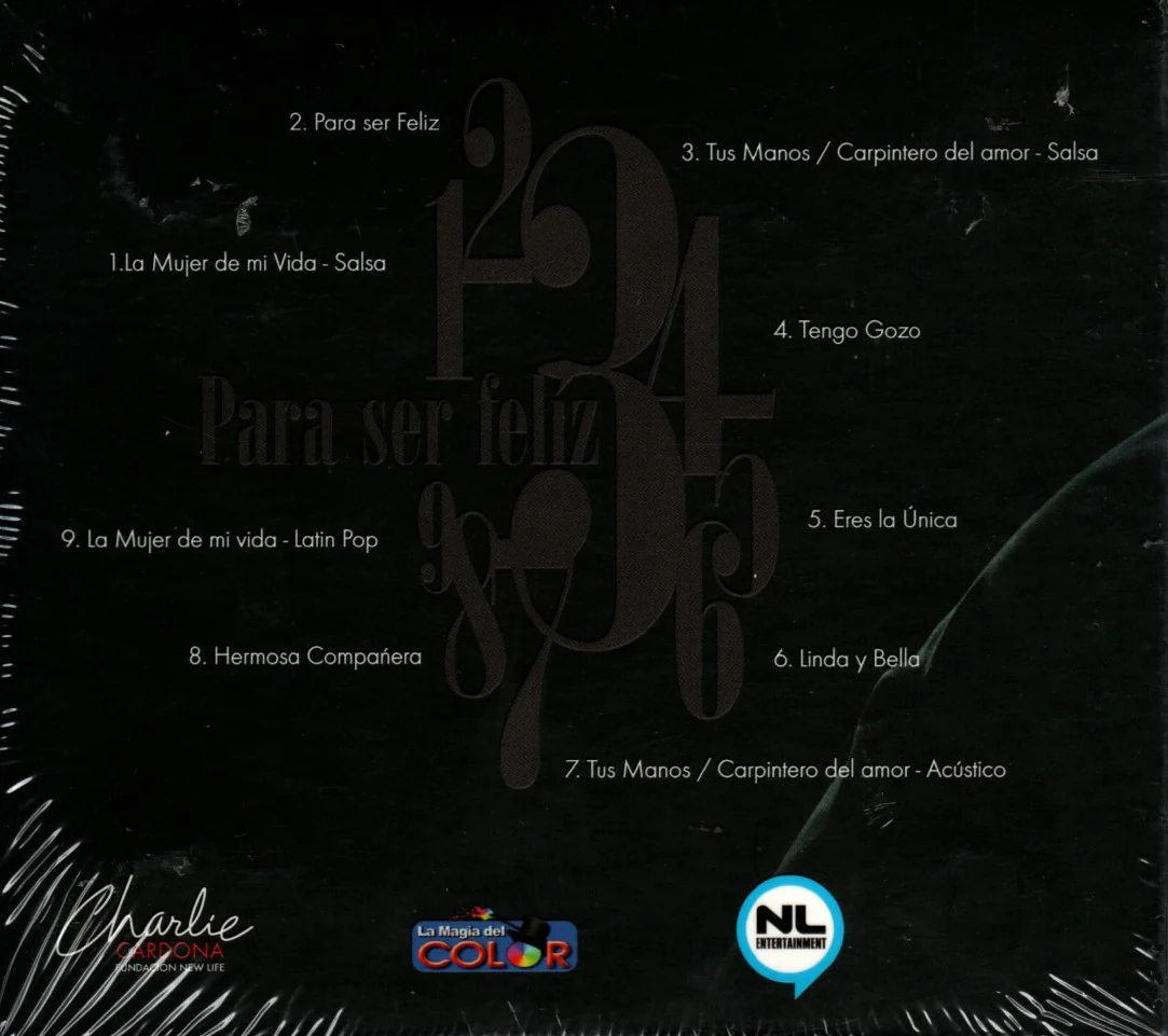 CD Charlie Cardona - Para Ser Feliz - Image 2