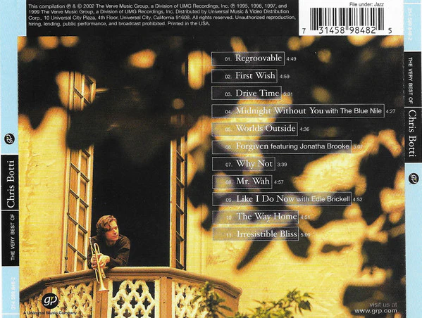 CD Chris Botti ‎– The Very Best Of Chris Botti - Image 2