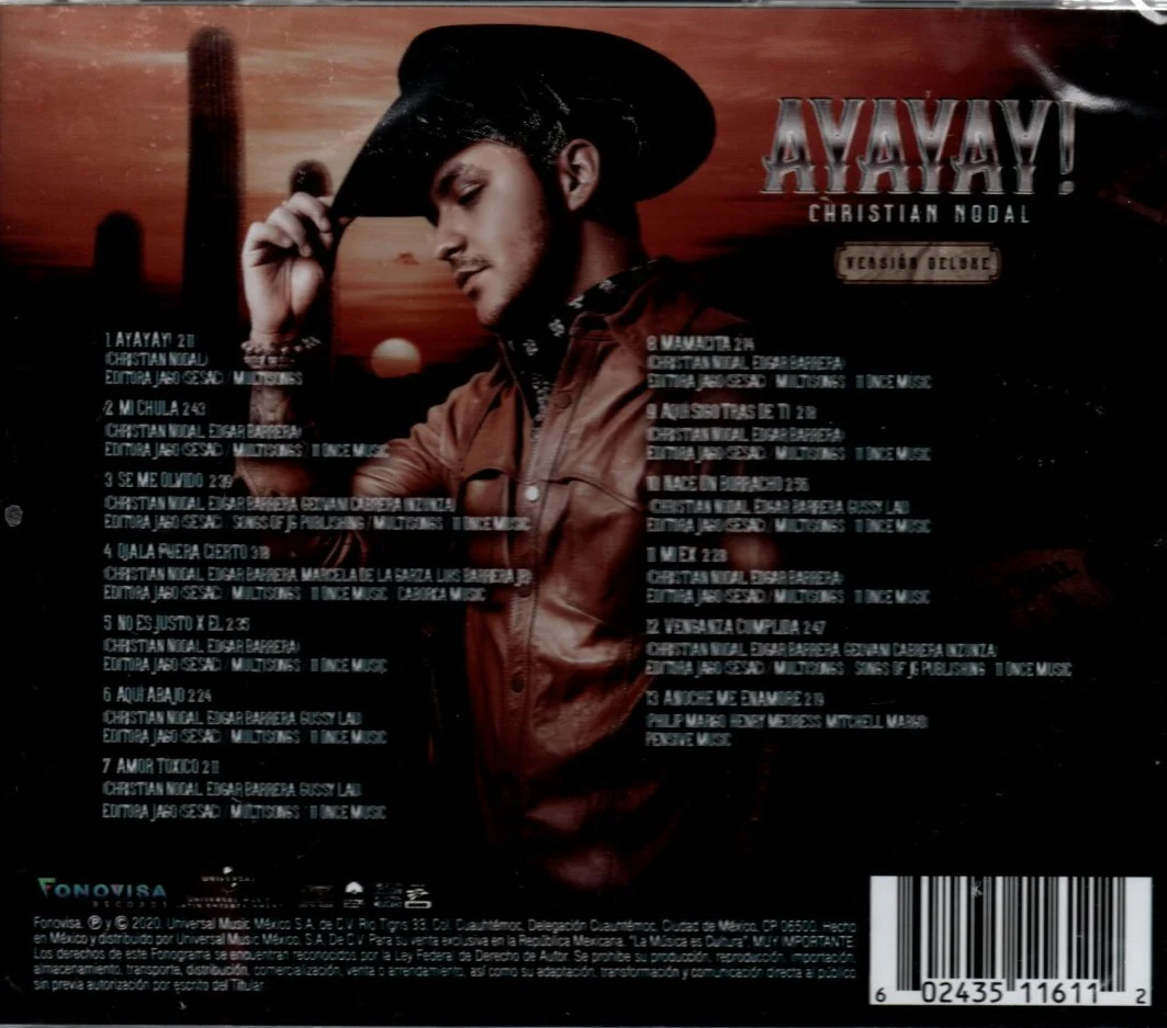 CD Christian Nodal - AYAYAY! - Image 2