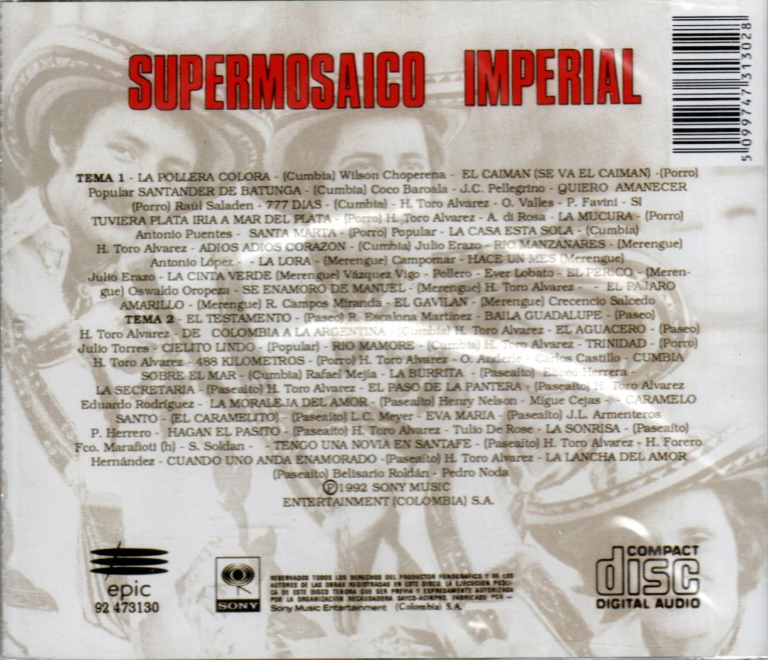 CD Cuarteto Imperial - Supermosaico Imperial - Image 2