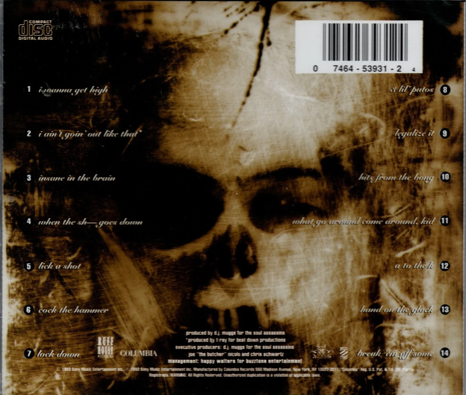 CD Cypress Hill – Black Sunday - Image 2