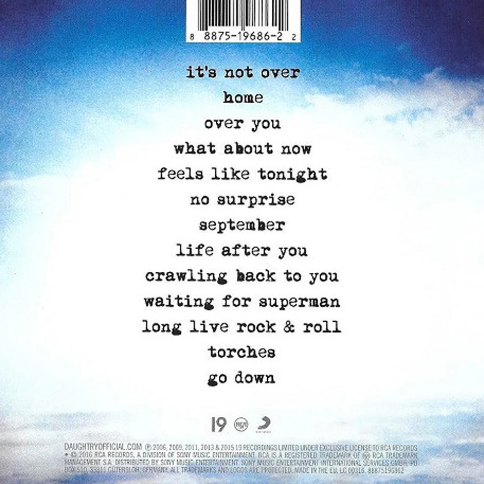 CD Daughtry – It's Not Over...The Hits So Far - Image 2