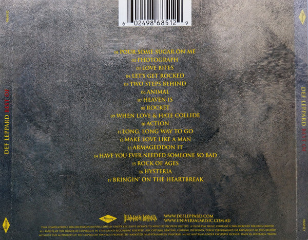 CD Def Leppard – Best Of - Image 2