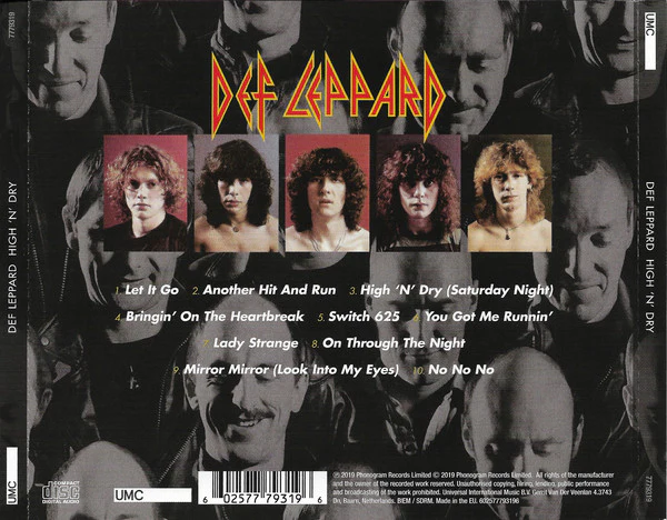 CD Def Leppard – High 'n' Dry - Image 2