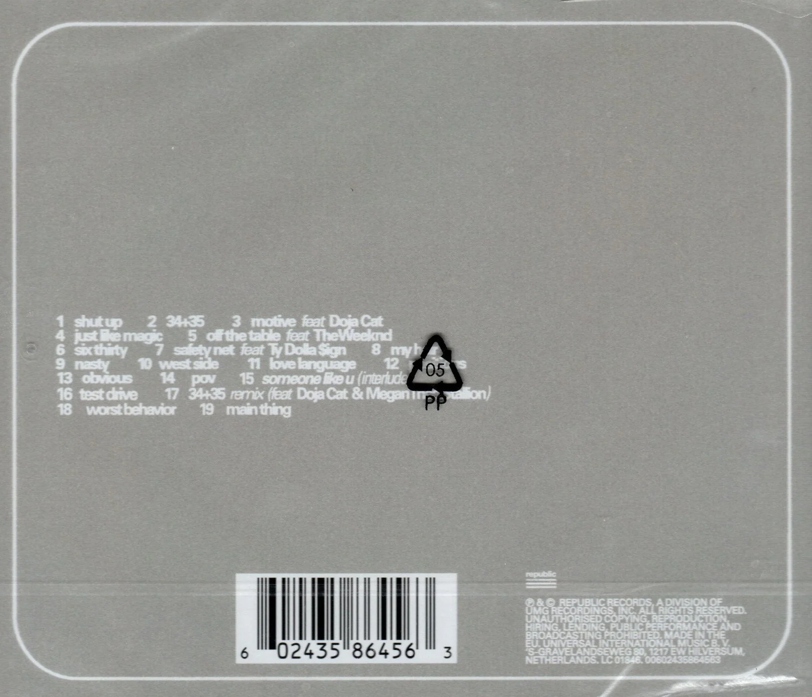 CD Deluxe Ariana Grande – Positions - Image 2