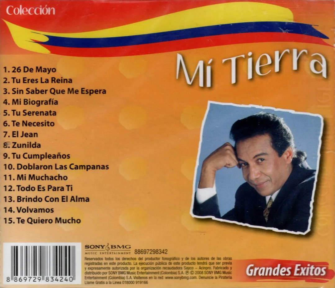 CD Diomedes Diaz - Mi Tierra - Image 2