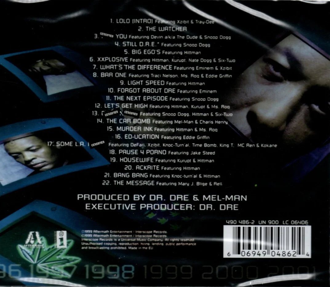 CD Dr. Dre ‎– 2001 - Image 2
