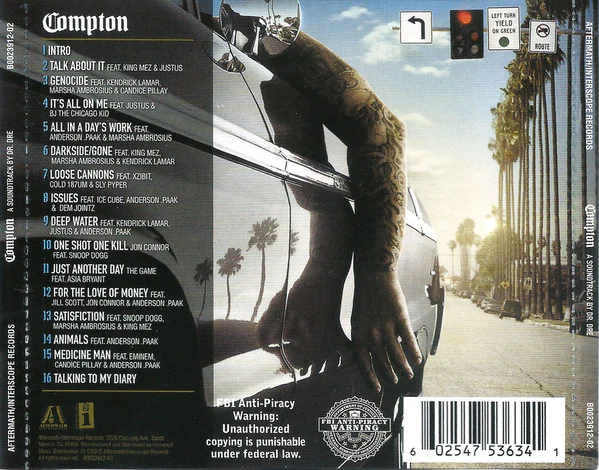 CD Dr. Dre ‎– Compton (A Soundtrack By Dr. Dre) - Image 2