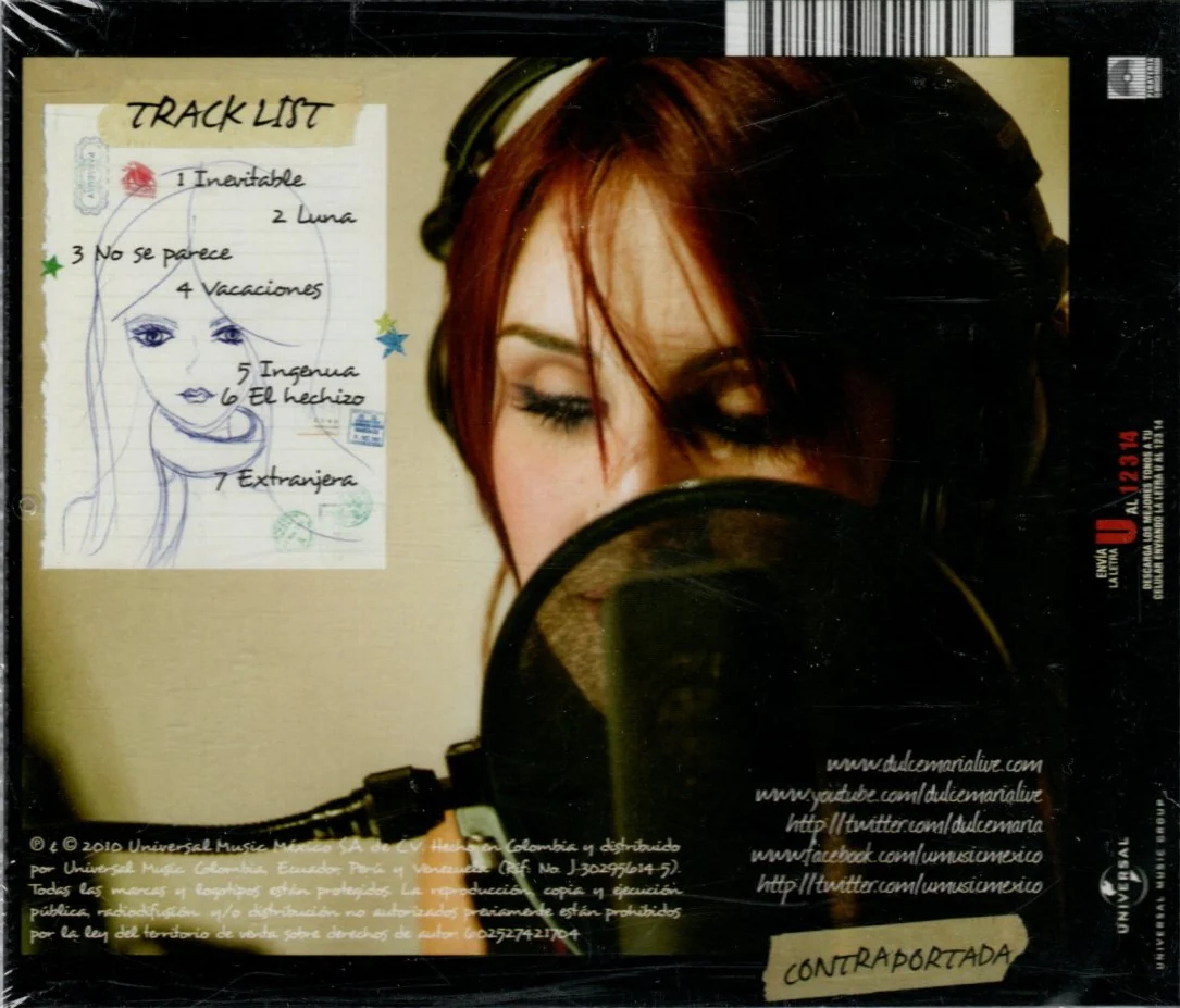 CD Dulce María – Extranjera. Primera Parte - Image 2