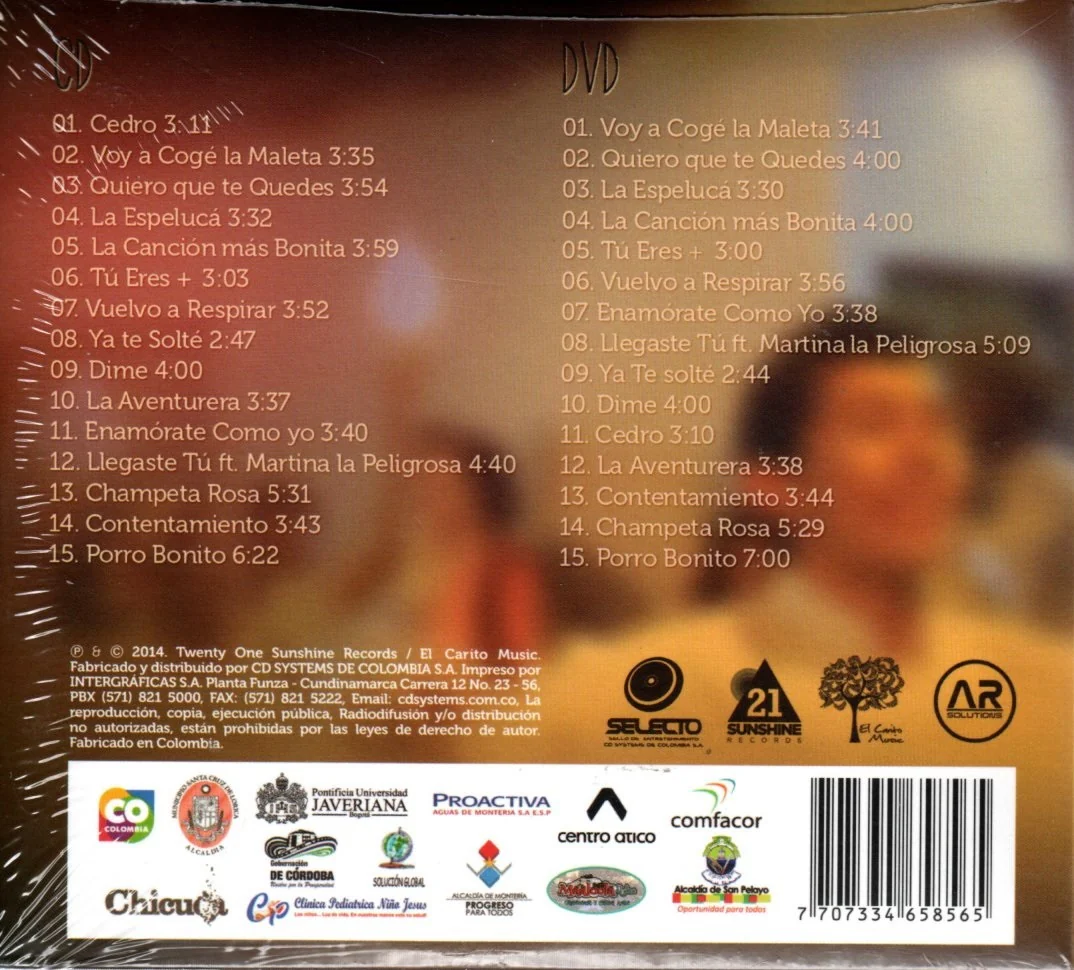 CD + DVD Adriana Lucía - Porro Hecho En Colombia - Image 2