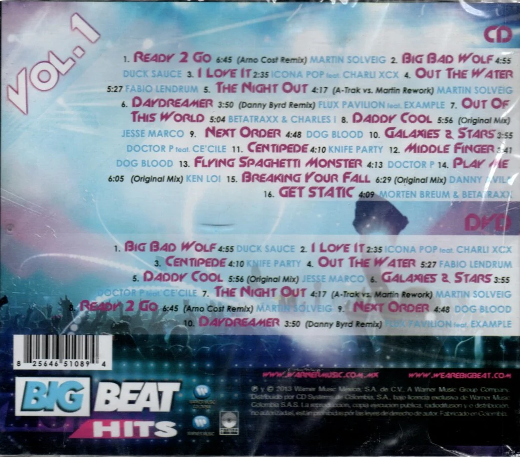 CD + DVD Big Beat Hits Vol 1 - Image 2